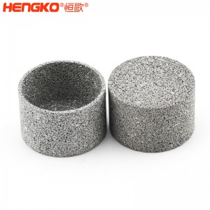 定制0.2-90um粉末燒結不銹鋼濾筒結構穩(wěn)定抗沖擊，用于化工食品水處理