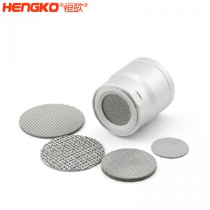 廠家定制氣體傳感器探頭防爆片耐600度高溫隔火焰，用于液化氣處理316不銹鋼阻火網片