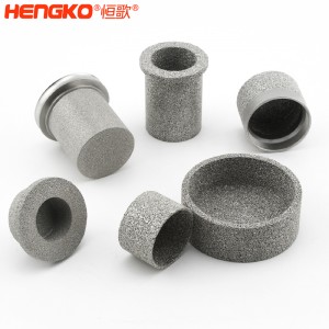 定制0.2-90um粉末燒結不銹鋼濾筒結構穩定抗沖擊，用于化工食品水處理