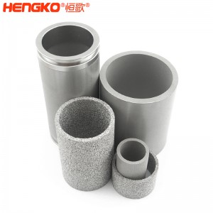 恒歌粉末燒結不銹鋼除塵濾筒透氣工業過濾器過濾精準滲透性好_用于制藥化工純水過濾