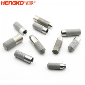 廠家生產0.2-90μm溫濕度傳感器不銹鋼探頭外殼防水防塵耐腐蝕，多種型號可定制