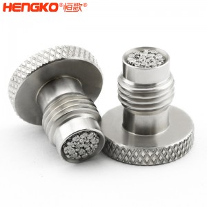 廠家定制有創呼吸機氣源入口醫療級316L不銹鋼過濾器濾芯防塵透氣耐腐蝕，用于呼吸機